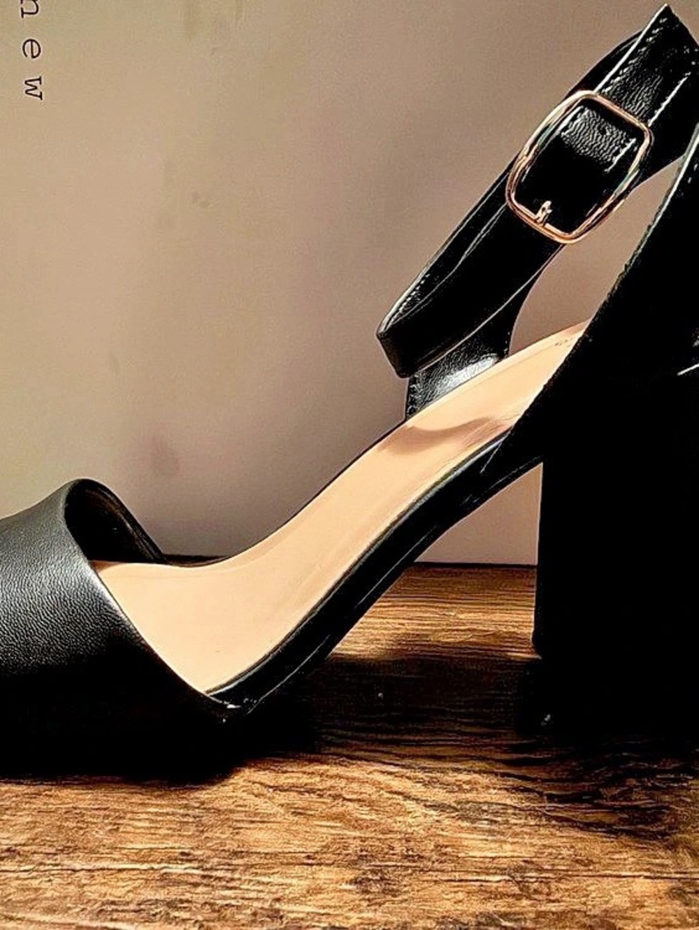 Shoe Dazzle Adr06 Sal Heels Black Heels US 10 W Like New